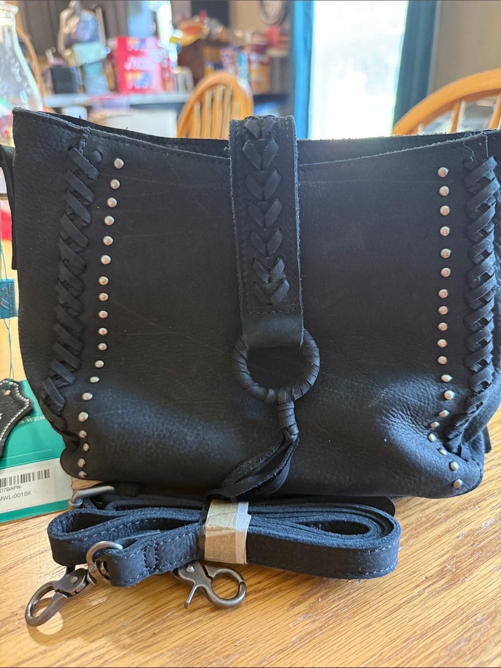 Montana West Leather Hobo Bag concealed carry - Black